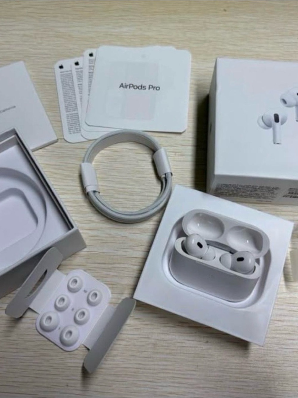 Apple AirPods Pro 2nd generation Earbuds with Charging Case - White